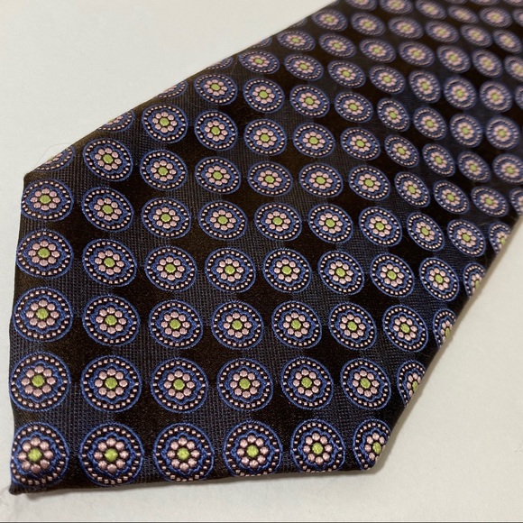 2/$15🎉 J.S. BLANK GOTSWOLD COLLECTION Blue Floral Necktie - Picture 2 of 5